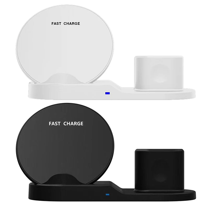 

3 In 1 Qi Wireless Charger Fast Wireless Charging Holder Charger Fast Charging For iPhone X For Apple Watch For Airpods Samsung