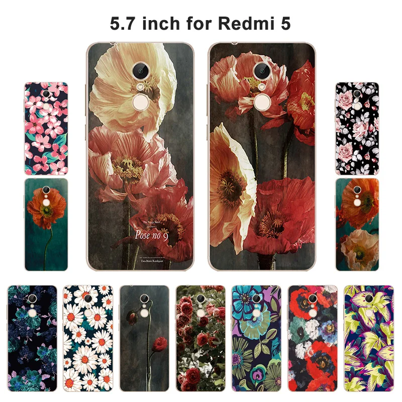 Чехол для Xiaomi Redmi 5 мягкие телефонные чехлы из ТПУ с рисунком|mobile phone cases|case for xiaomiphone