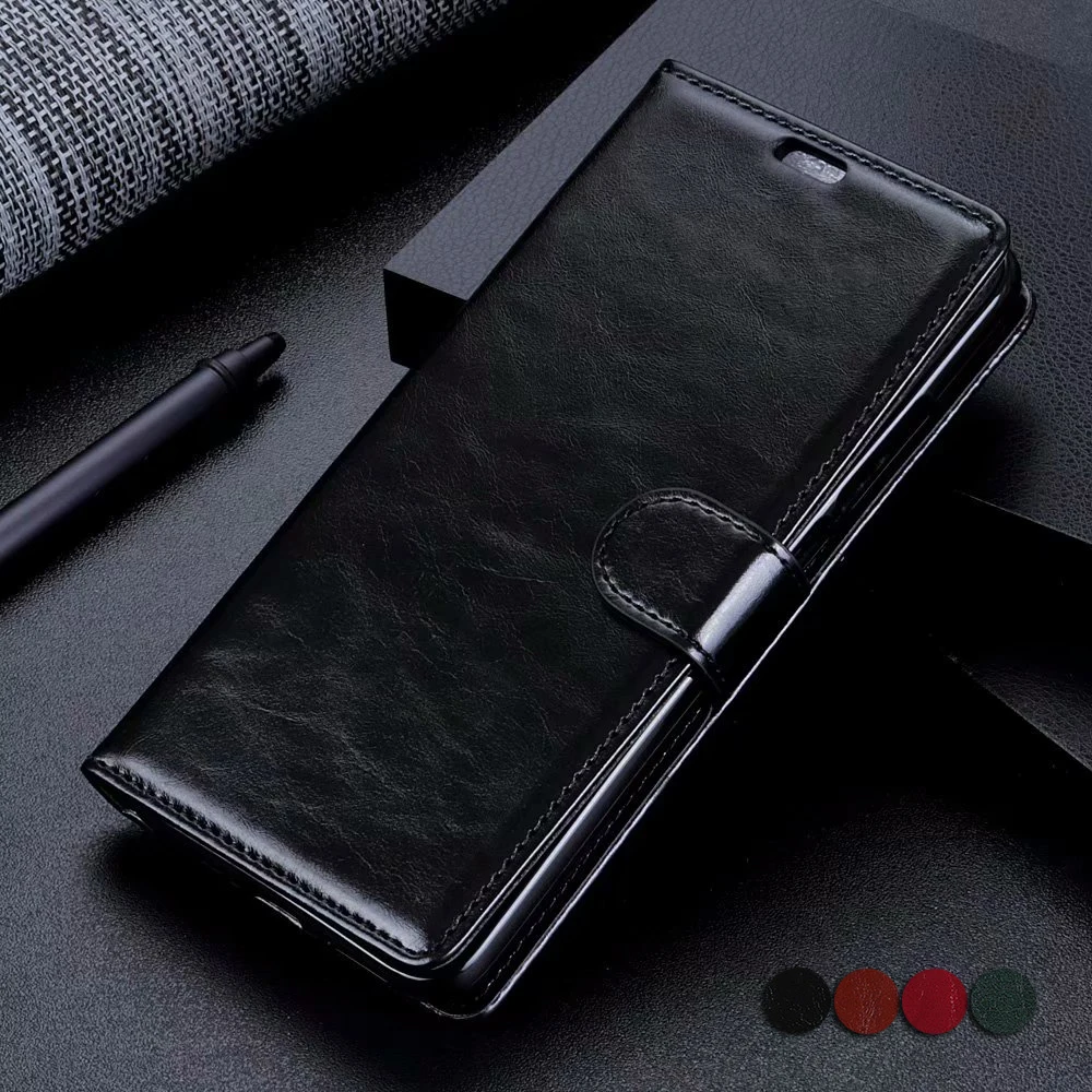 

Wallet Case For Huawei Honor 8A 8X Flip Vintage PU Leather Business Book Case Honor 8A honor X8 Adsorption Purse Fundas Shell