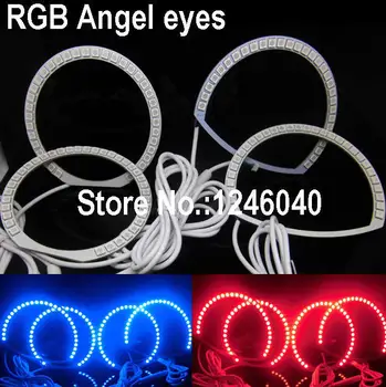 

RGB Angel eyes kit halo ring kit for Mazda3 hatchback car 2004-2011 with remote board 4flash modes top quality longlifetime