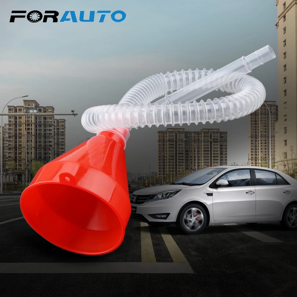 

2 in 1 Fuel Gasoline Petrol Diesel Funnel Water Tank Funnel For Car Motorcycle Truck Vehicle Plastic Flexible Auto Accessories