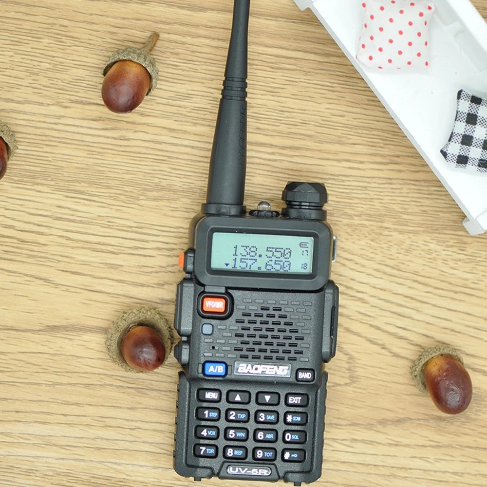 2 шт. Baofeng UV-5R рация UV5R CB радиостанция 5 Вт 128CH VHF UHF Двухдиапазонная UV 5R двухсторонняя рация для охотничьих радиоприемников