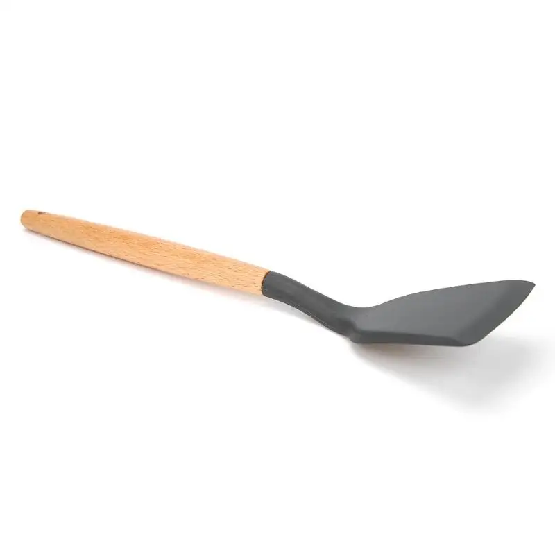 Non-stick Wood Spatula Kitchen Cooking Dinner Food Shovel Cookware Utensils