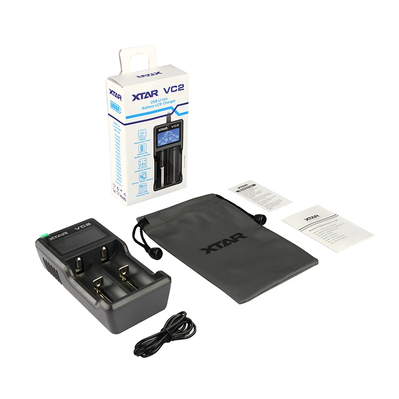 2015 New version XTAR VC2 Charger for 10440/16340/14500/14650/17670/18350/18490/18500/18650/18700/26650/ 22650/ battery Charging 2015 New version XTAR VC2 Charger for 10440/16340/14500/14650/17670/18350/18490/18500/18650/18700/26650/ 22650/ battery Charging