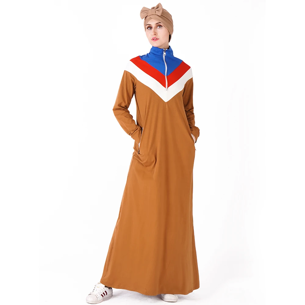 Мусульманское платье-Абая Исламская Костюмы для Для женщин Малайзии джилбаба Djellaba халат мусульманин турецкий баю кимоно кафтан туника SP213