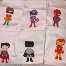 Пользовательские Супер Герои подарочные пакеты для вечеринки Подарки Сумки на день рождения любимые пакеты Супер Герои вечерние сумки для подарков или угощает мальчиков вечерние подарки