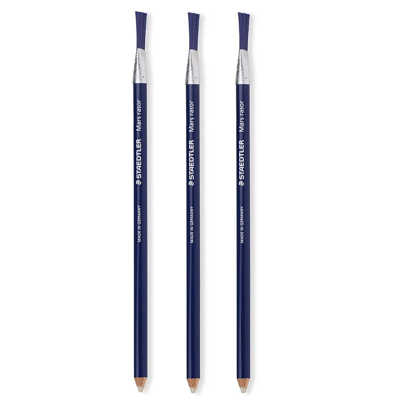 Staedtler 526 61 Марс Rasor резиновый карандаш жесткий ластик 3 шт./лот для коррекции деталей Шариковая ручка для рисования