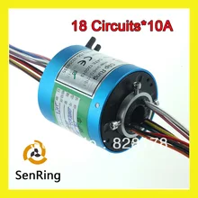 18 схемы 10А с отверстием Размер 12,7 мм золотые-золотые контакты сквозных отверстий скольжения кольца