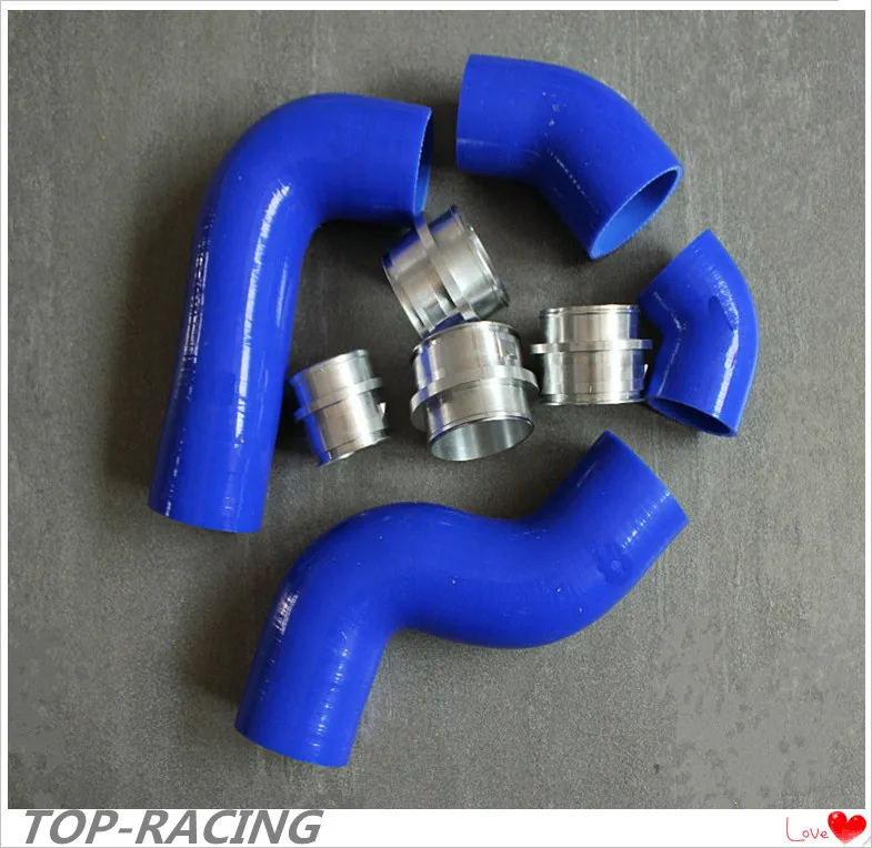 Силиконовый интеркулер для VW GOLF GTI MK5 MKV FSI 2 0 T turbo kit blue|hose cutting|hose endhose bridge |