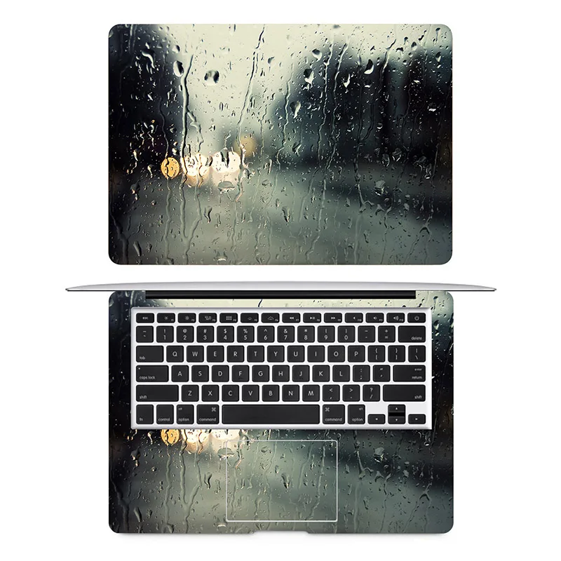Rain Glass Laptop Skin Sticker for Apple Macbook Decal Pro Air Retina 11 12 13 15 inch HP Mac Book Art Full Cover Notebook Skin Rain Glass Laptop Skin Sticker for Apple Macbook Decal Pro Air Retina 11 12 13 15 inch HP Mac Book Art Full Cover Notebook Skin