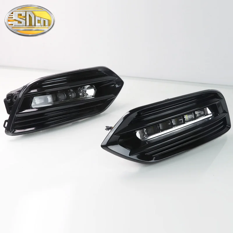  LED DRL For Honda HRV HR-V 2018 2019 Vezel Daytime Running Light Fog Lamp with Yellow Turning Signa - 33025655009