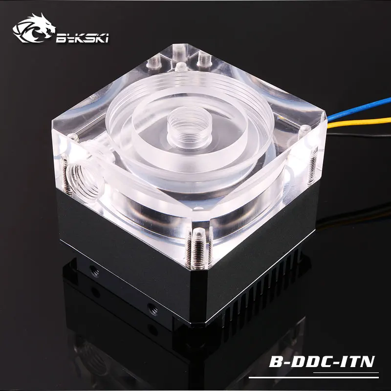 Bykski B-DDC-ITN Laing DDC3.2 Pump with Heatsink and Extendable Acrylic Top