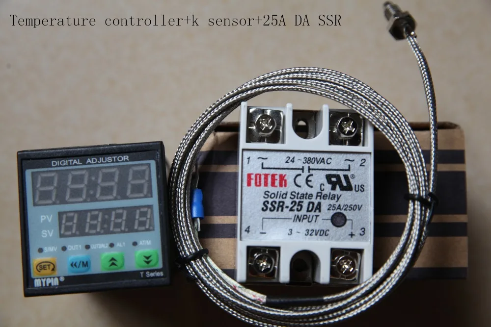 Digit F//C Manual// Auto-tuning PID Temperature Controller TD4-SSR 2 Alarms output