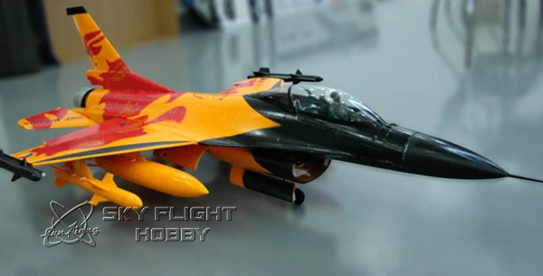 360 градусов векторный для Skyflight Hobby F16 F-16 70 мм EDF rc реактивный самолет