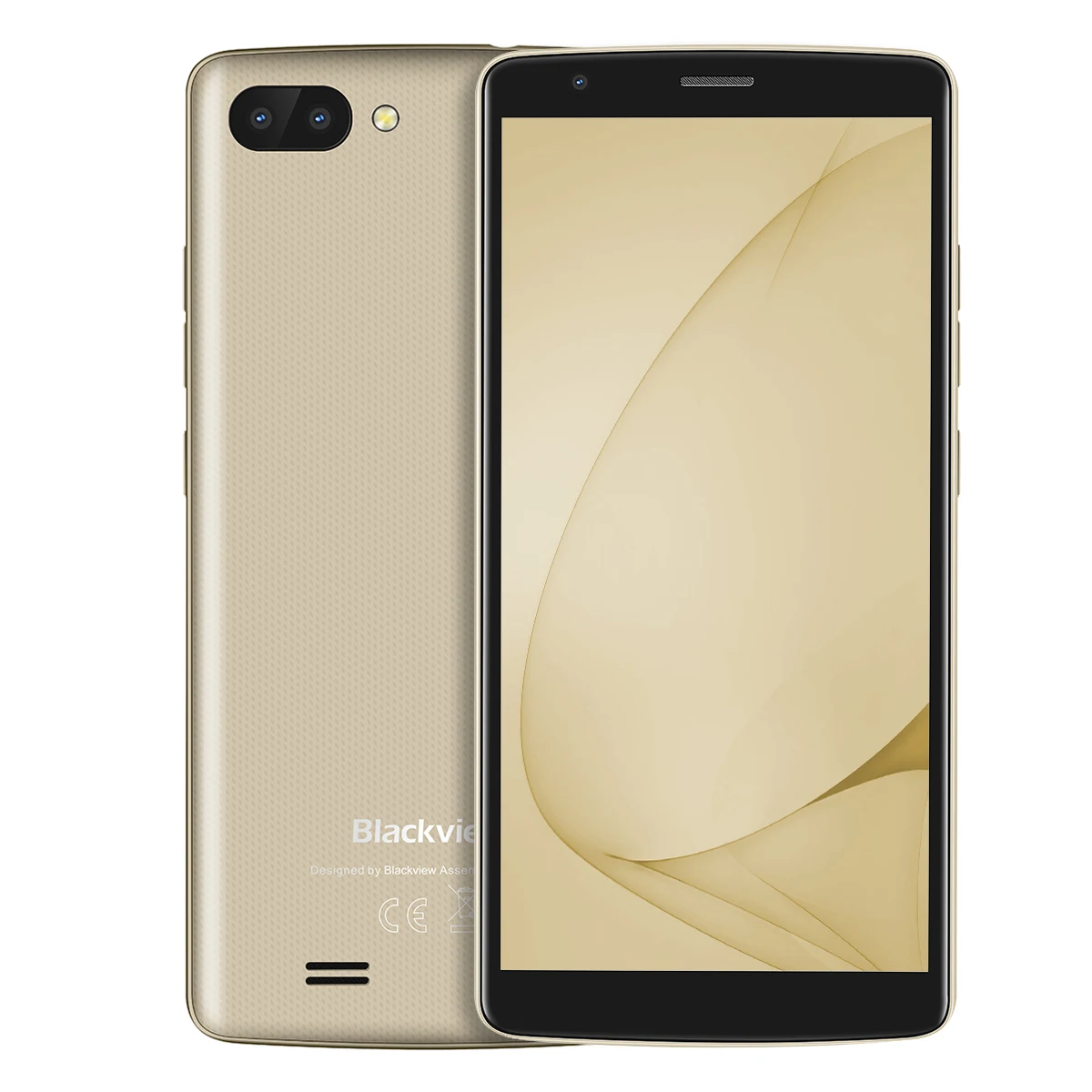 Blackview A20 смартфон с 5 дюймовым дисплеем процессором MT6580M ОЗУ 1 ГБ ПЗУ 8 МП 3G Android Go