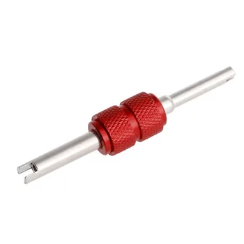 

QILEJVS Red Valve Stem Core Remover Car Truck Tire Repair Install/Remove Tool Dual Head