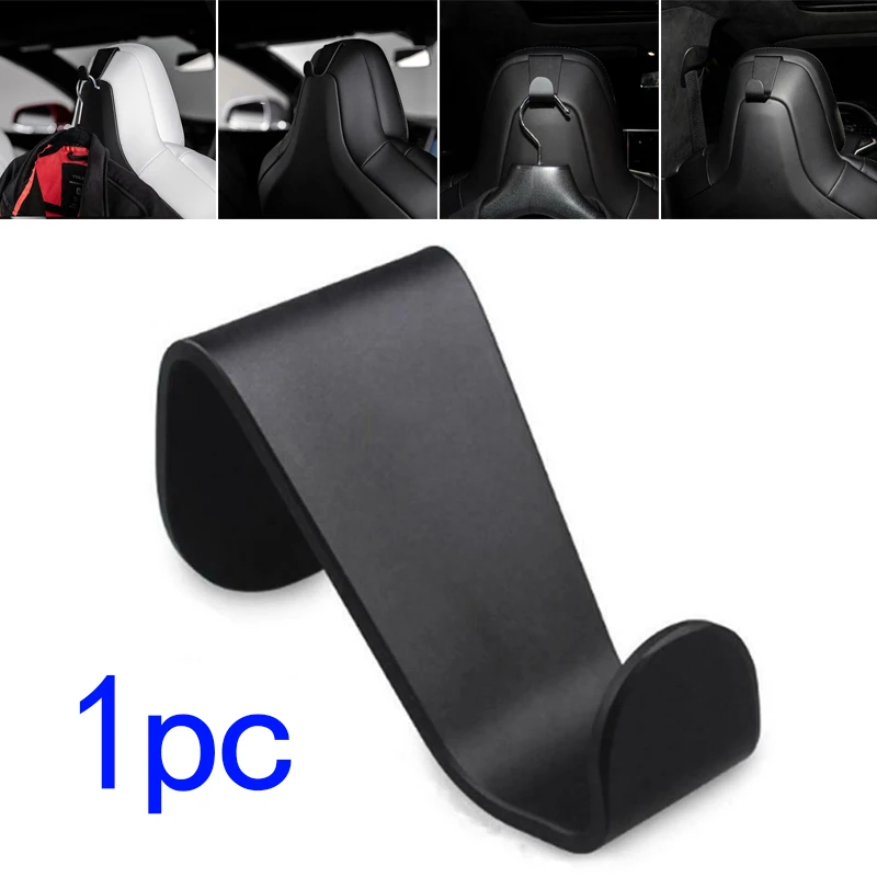 

Seatback Black Coat Bag Hanging Hook Hanger Holder Special For Tesla Model S X