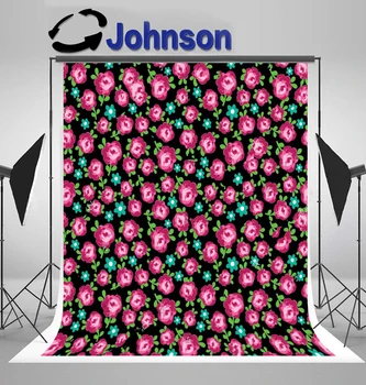 

Floral Baby Shower Rose photo backdrop Vinyl cloth High quality Computer print wedding photography backgrounds
