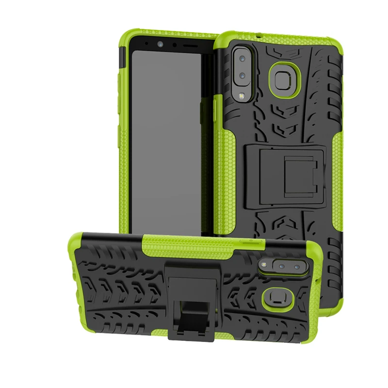 For Samsung Galaxy A8 Star Case Heavy Duty Hard Rubber Phone Case Cover