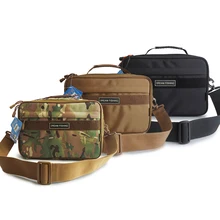 Круглая рыбацкая сумка Портативный на открытом воздухе рыбалка Шестерня Вьюрка Сумка плечевой ремень для переноски Водонепроницаемость хранения сумки для рыболовных снастей