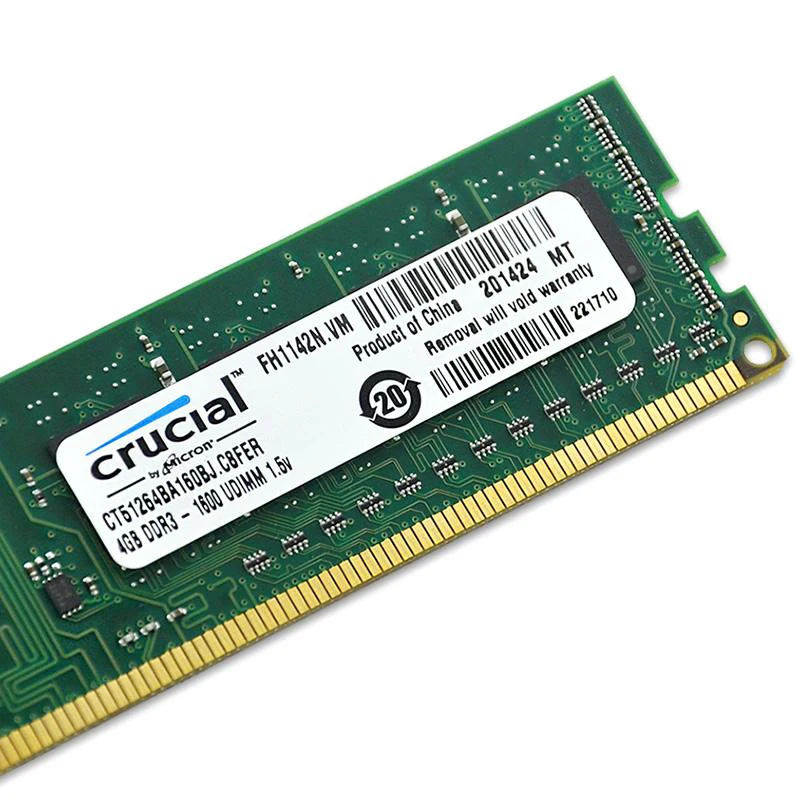 Flash Sale DIMM DDR Memory Desktop Crucial-Ram 8gb 1600mhz 1333MHZ PC3-10600U 3-Ddr3 240-Pin 4GB WlgMppJA