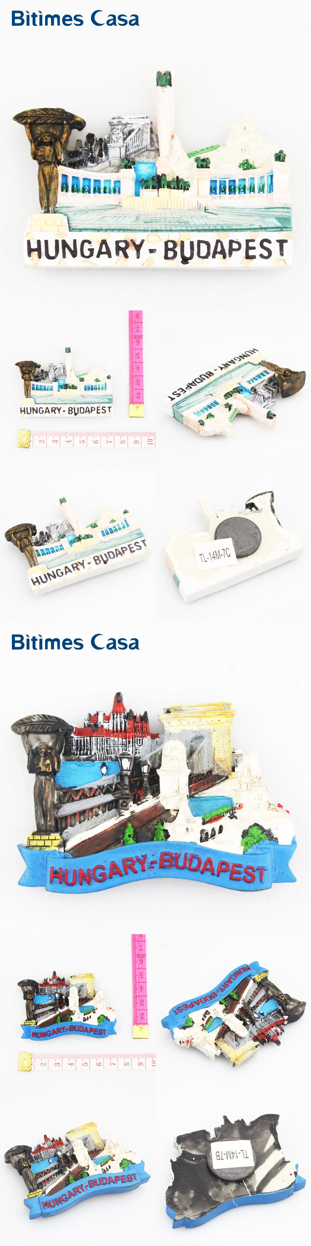 3D  Hungary Fridge Magnet -0-4