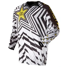 2017 Rockstar Jersey Breathable Mountain Motorcycle jersey SweatshirtDownhill Jersey MTB Off road long motorcycle