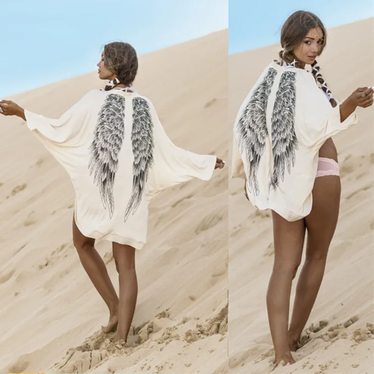 New Female Summer Coats Sunproof Leisure Cardig Cover Up Beach Wear 2019 Fashion Loose Print Large Jacket Lady Tops women cloths New Female Summer Coats Sunproof Leisure Cardig Cover Up Beach Wear 2019 Fashion Loose Print Large Jacket Lady Tops women cloths
