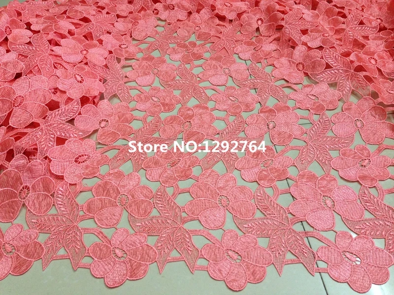 free shipping! New arrivals big vivid flower pattern plain color cupion / guipure cord Lace NB1036 many be chosen | Дом и сад