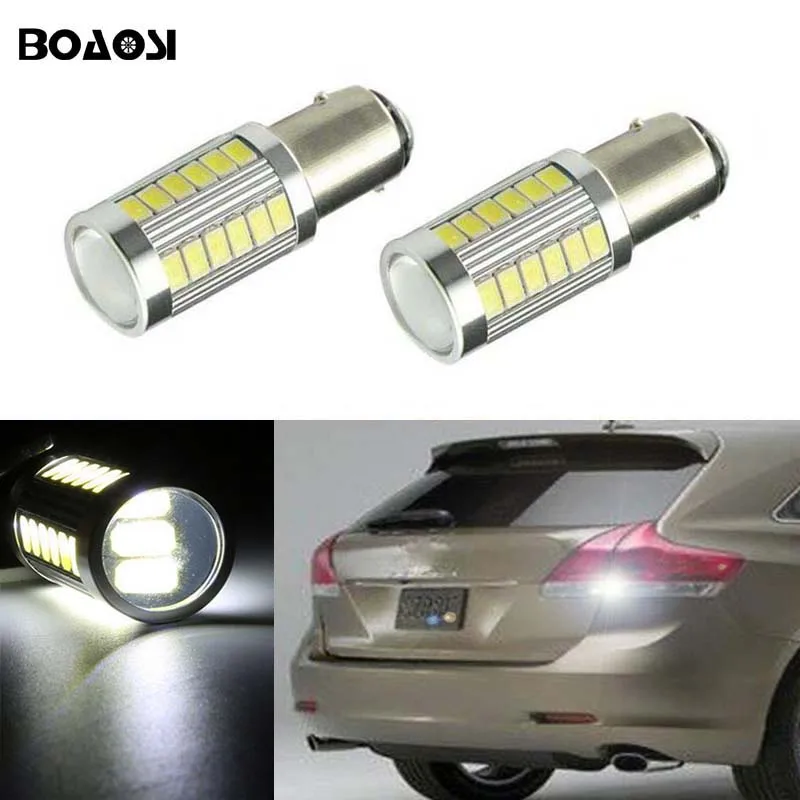 2x 1156 BA15S 5630SMD LED Car Reverse Light Rear Bulb For Toyota yaris