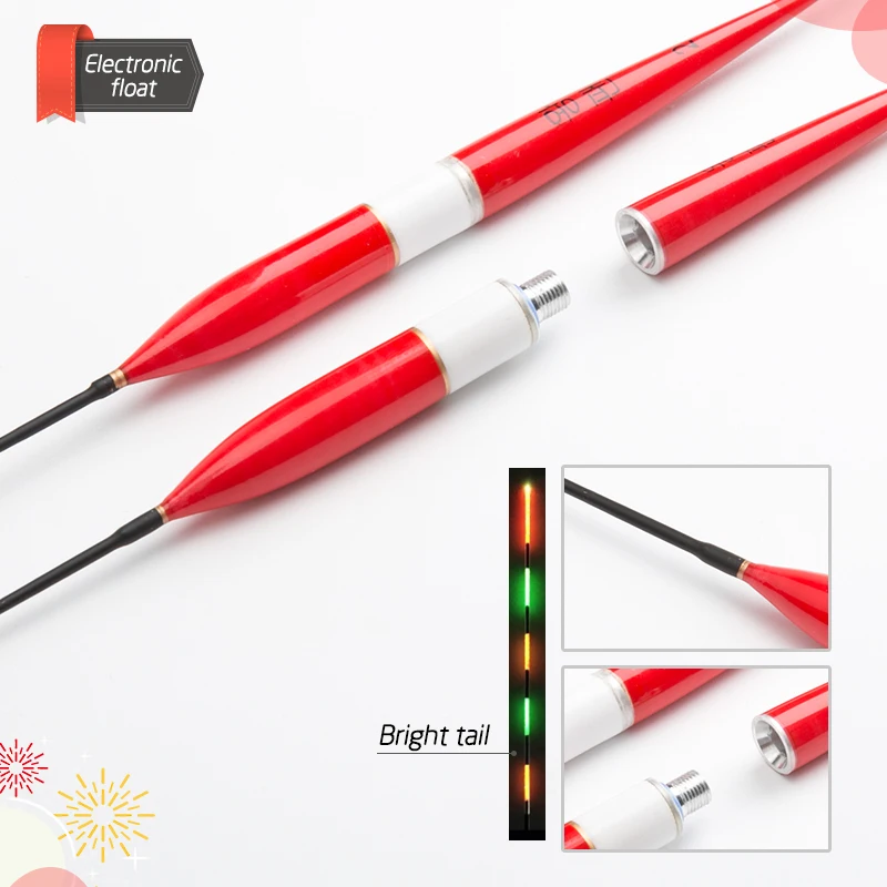  float Fishing Float LED Electric Float Light Fishing Tackle Luminous Electronic Float without battery (12)