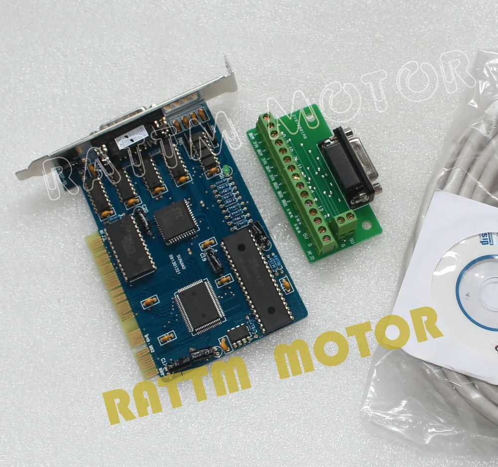 

3 axis PCI motion ncstudio control card set for cnc router