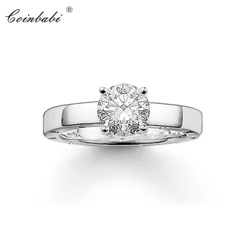 

Rings Classic White CZ 925 Sterling Silver Gift For Women, Thomas Style Jewelry Eternity Rings TS Fashion Jewelry Wholesale