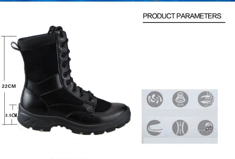 Летние мужские военные ботинки; botas hombre; армейские ботинки; кожаный светильник; высокие дышащие боевые тактические сапоги из сетчатого материала