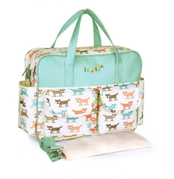 

2019 new Mummy bag baby diaper bag large capacity travel maternal and child backpack multi-function baby care bag Messenger bag