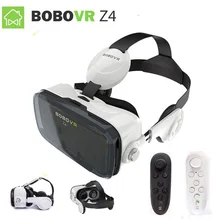 2017 XiaoZhai bobo vr z4 VR BOX 2 Virtual Reality 3D Glasses VR Headset earphone movie for Google cardboad Bluetooth Controller