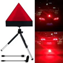 Luzes de Advertência De Emergência De Segurança sem fio Auto Car flash Cautela Triângulo 12 v LED Beacon Strobe Emergência Anti-Colisão com USB