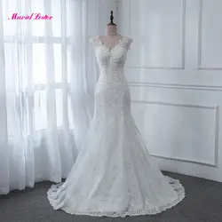 Vestido de Noiva 2019 сексуальные кружевные свадебные платья без рукавов китайские свадебные платья богемное свадебное платье русалки Casamento