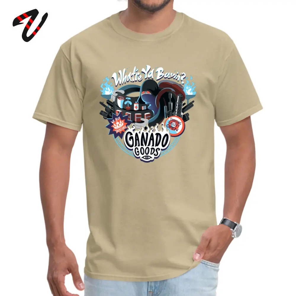  Men's Top T-shirts Ganado Goods Funny Tops Tees All Cotton O-Neck Short Sleeve Summer Tee-Shirt Mother Day Drop Shipping Ganado Goods15938 beige
