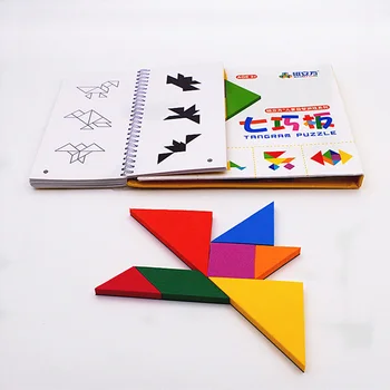 

Magnetic Tangram Puzzle Board Game Funny Travel Puzzle Game For Children Gift