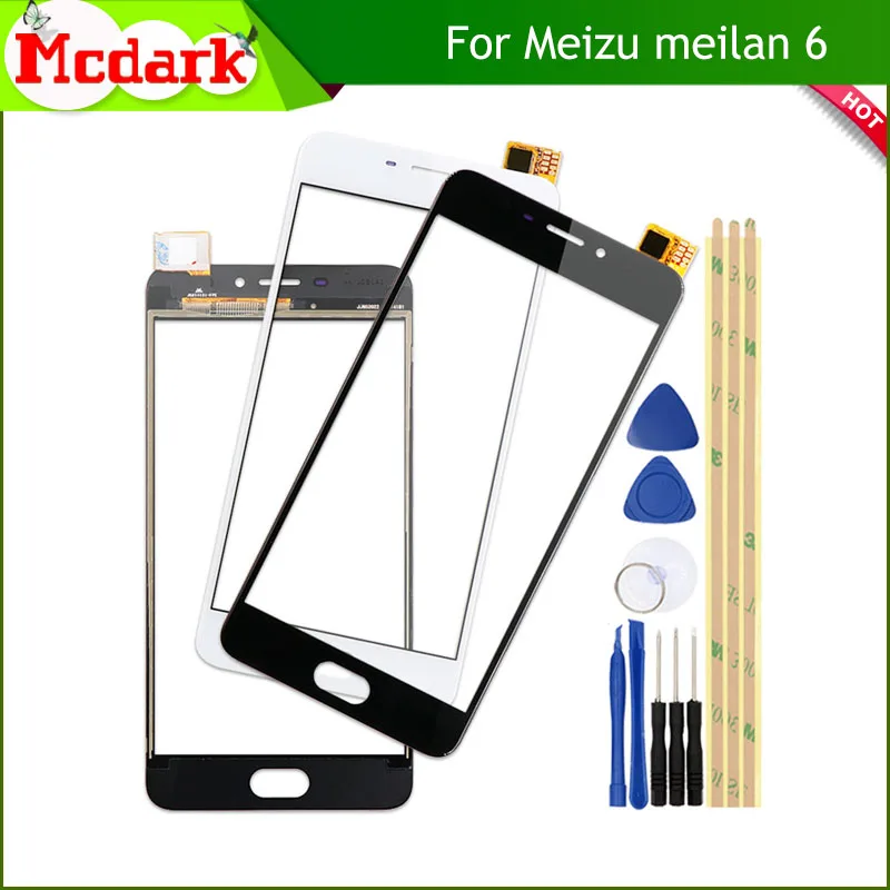 Mcdark для Meizu meilan 6 M6 Переднее стекло сенсорный экран мобильный телефон дигитайзер