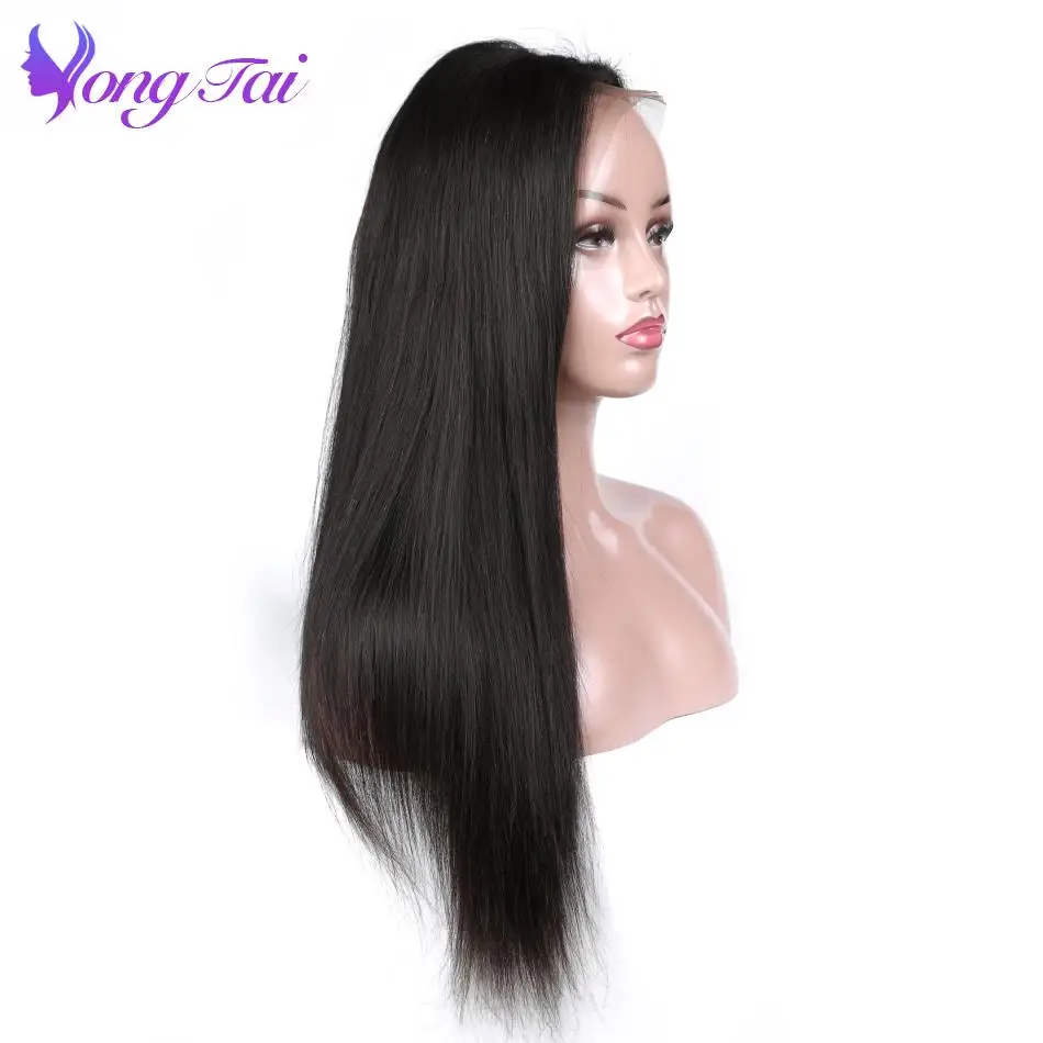 

YuYongtai Hair 150% Density Straight 13*4 Lace Front Wigs Brazilian Remy Human Hair Wigs For Black Women With Baby Hair
