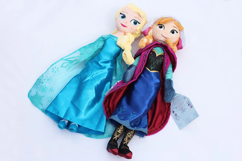1 шт. 50 см принцесса Эльза и Анна плюшевые игрушки кукла милая принцесса Эльза плюшевые куклы Анна игрушки Brinquedos подарки для девочек Дети