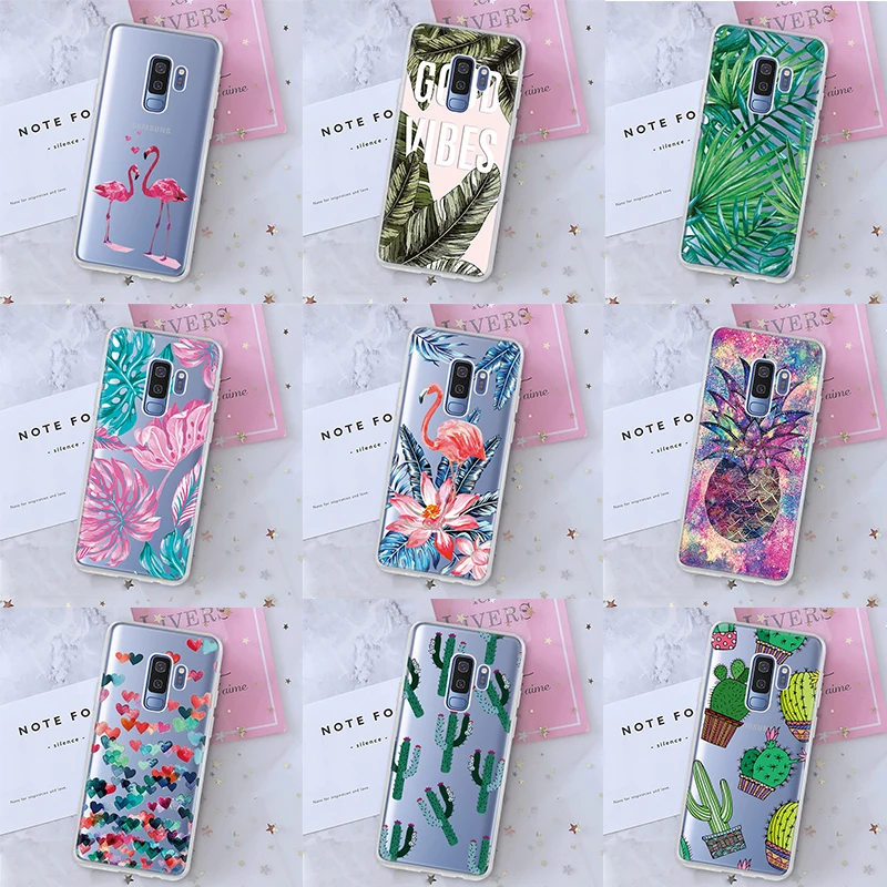 

Silicon Phone Case For Samsung Galaxy S9 S8 A8 Plus 2018 J4 J6 2018 S7 Edge Note 8 9 Cases For Samsung S9 S8 Love Pattern Cover