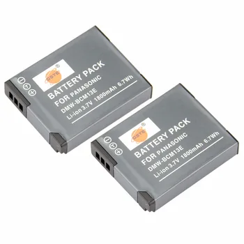 

DSTE 2pcs DMW-BCM13E DMW-BCM13 Camera Battery for Panasonic DMC-TS5 DMC-TS6 DMC-TF5 DMC-ZS30 DMC-TZ40 DMC-TZ41DMC-ZS45