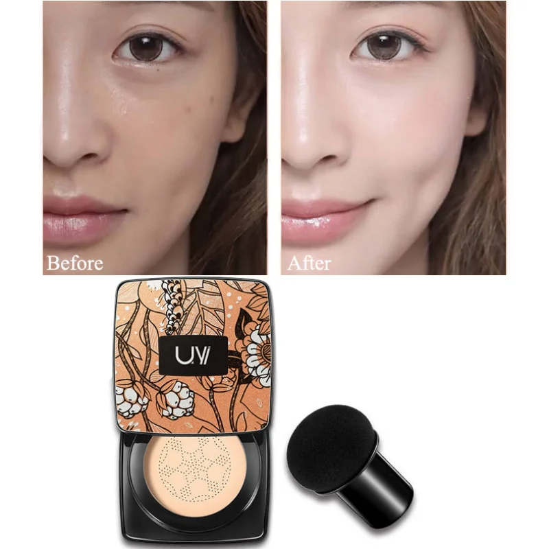 

Small Mushroom Head Cushion Bb Cream Moisturizing Brighten Skin Tone Cover Blemishes Cc Cream Korean Cosmetics