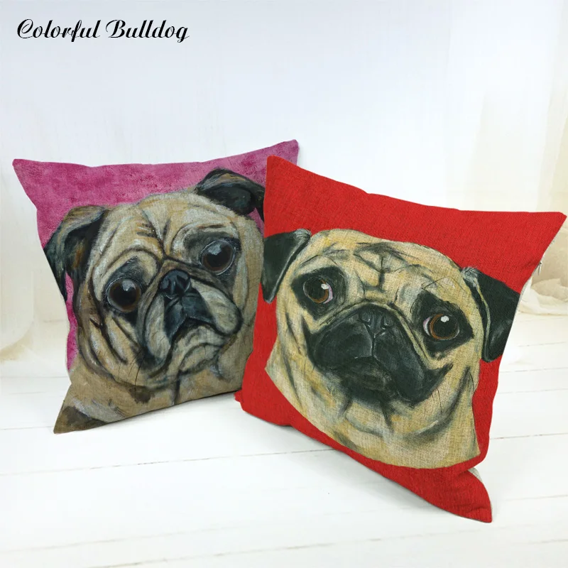 

Cushion Cover Irish Water Spaniel American Pit Bull Terrier Bernese Mountain Dog SharPei Pillow Case Sofa Home Car Seat Decorate
