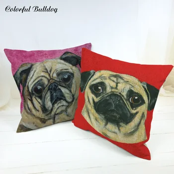 

Cushion Cover Irish Water Spaniel American Pit Bull Terrier Bernese Mountain Dog SharPei Pillow Case Sofa Home Car Seat Decorate