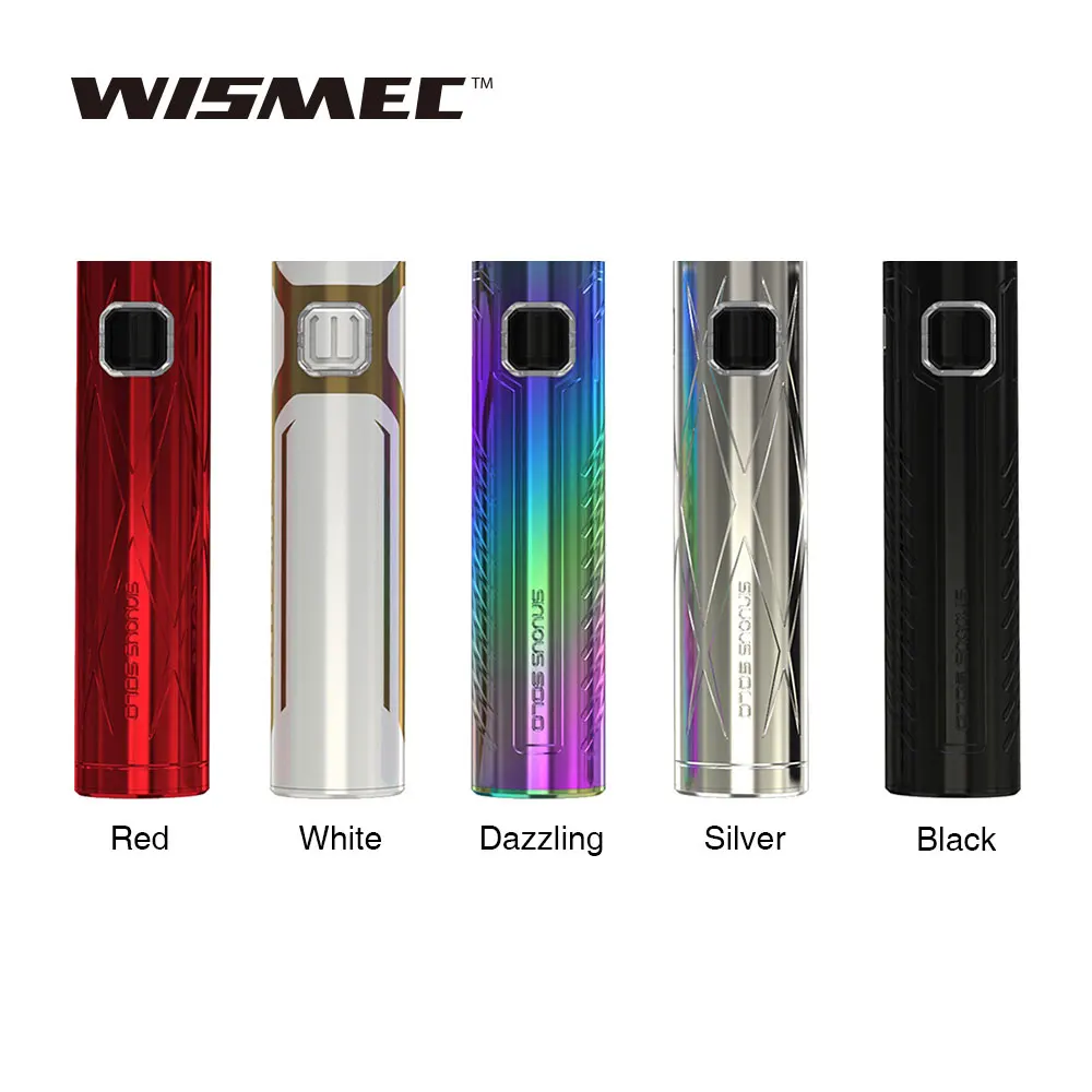 Original WISMEC SINUOUS SOLO Battery 2300mAh with Bypass Mode & Constant Output Mode for WISMEC SINUOUS Solo Starter Kit Battery Original WISMEC SINUOUS SOLO Battery 2300mAh with Bypass Mode & Constant Output Mode for WISMEC SINUOUS Solo Starter Kit Battery