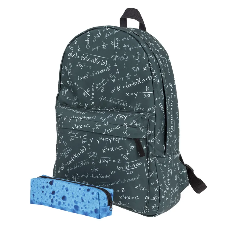 Jom tokoy, женский рюкзак, классная доска, с буквенным принтом, для девочек, школьный рюкзак, сумка через плечо для подростков, Mochila Feminina